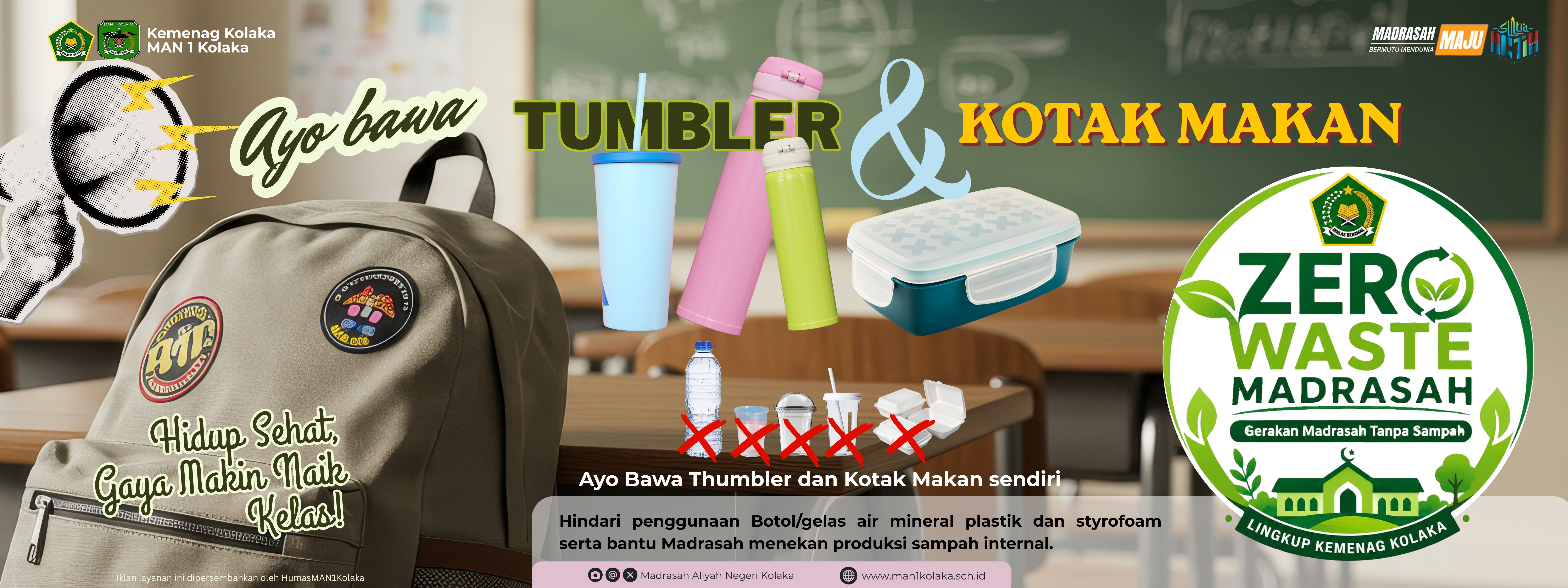 ZERO WASTE MADRASAH; Gerakan Madrasah Tanpa Sampah Plastik